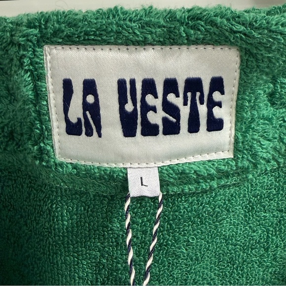 La Veste Green Pareo Terry Skirt - L - Picture 5 of 9